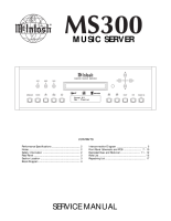 McIntosh MS-300 - Service manual
